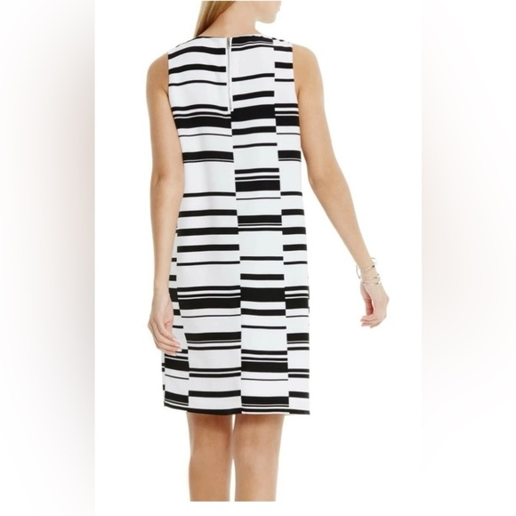 Vince Camuto Black and White Sheath Mini Dress - Picture 2 of 11